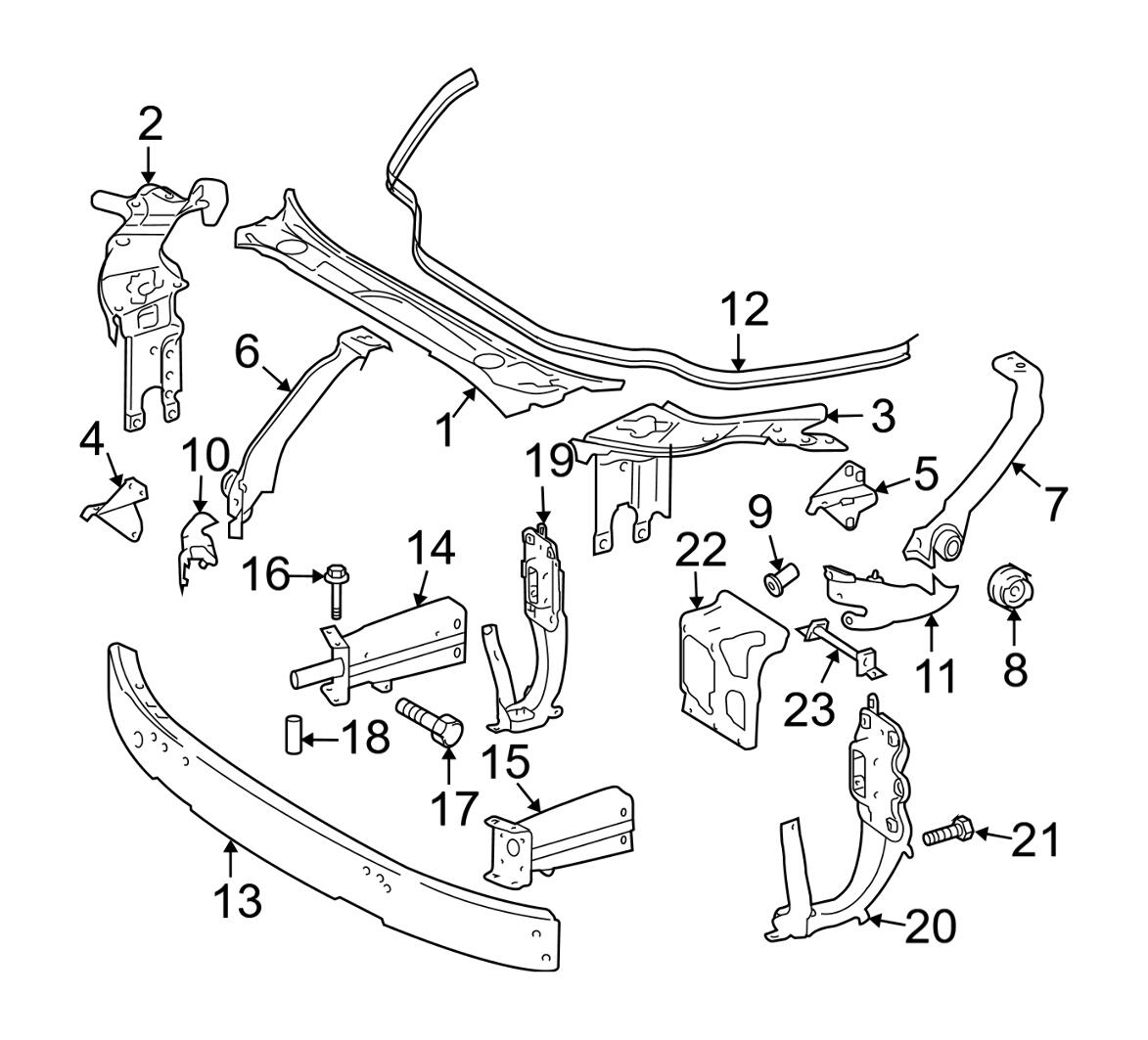 Mercedes Headlight Bracket - Driver Left 2196200118